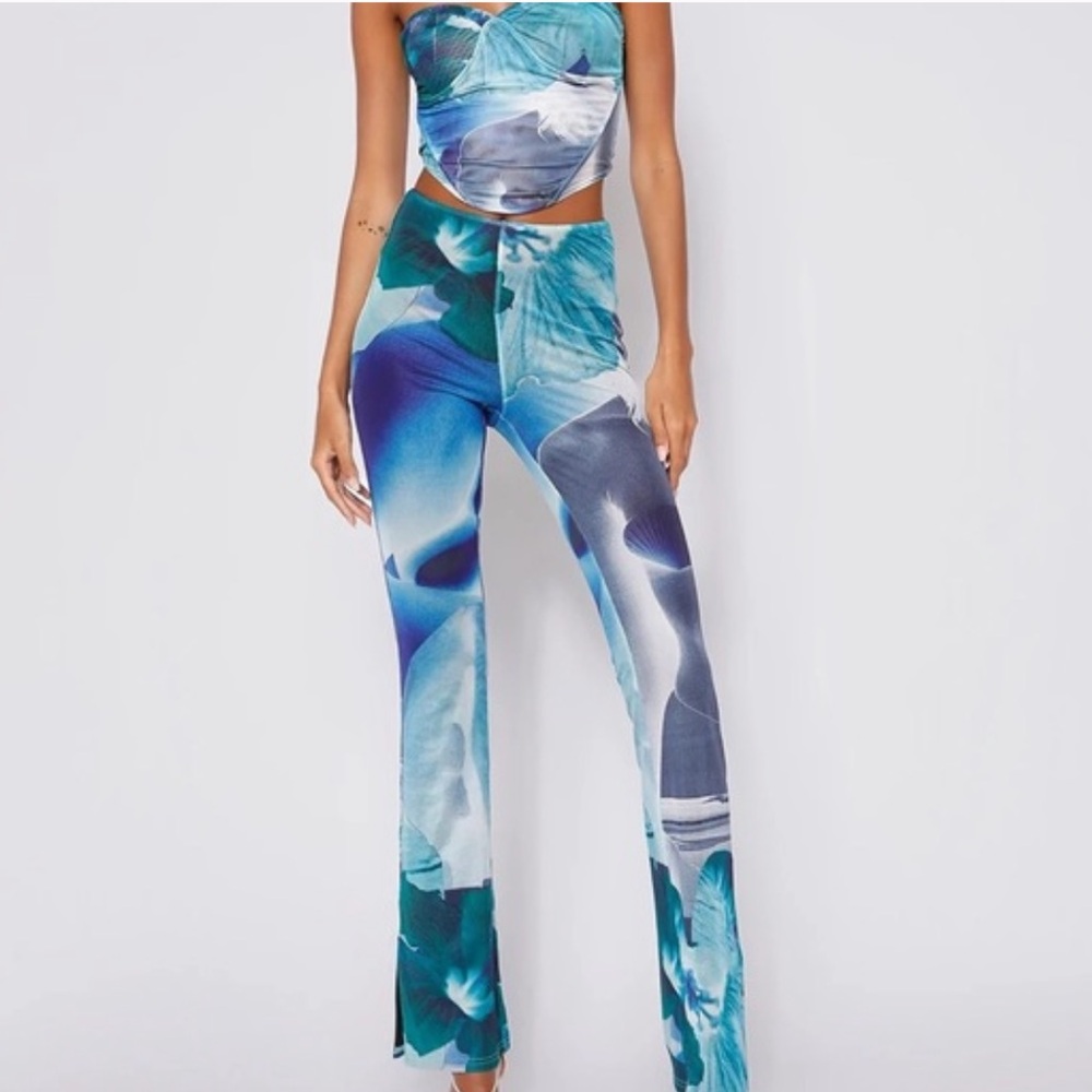 Tiger Mist Blue Artist Corset & Pants